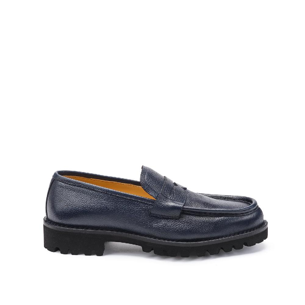 A.Testoni COURMAYEUR LOAFER GRAINED CALF Vendita