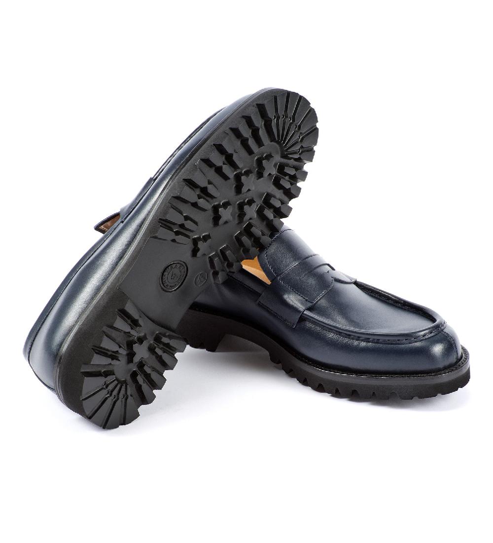 A.Testoni COURMAYEUR MOCASSINO IN PELLE Offerte stagionali