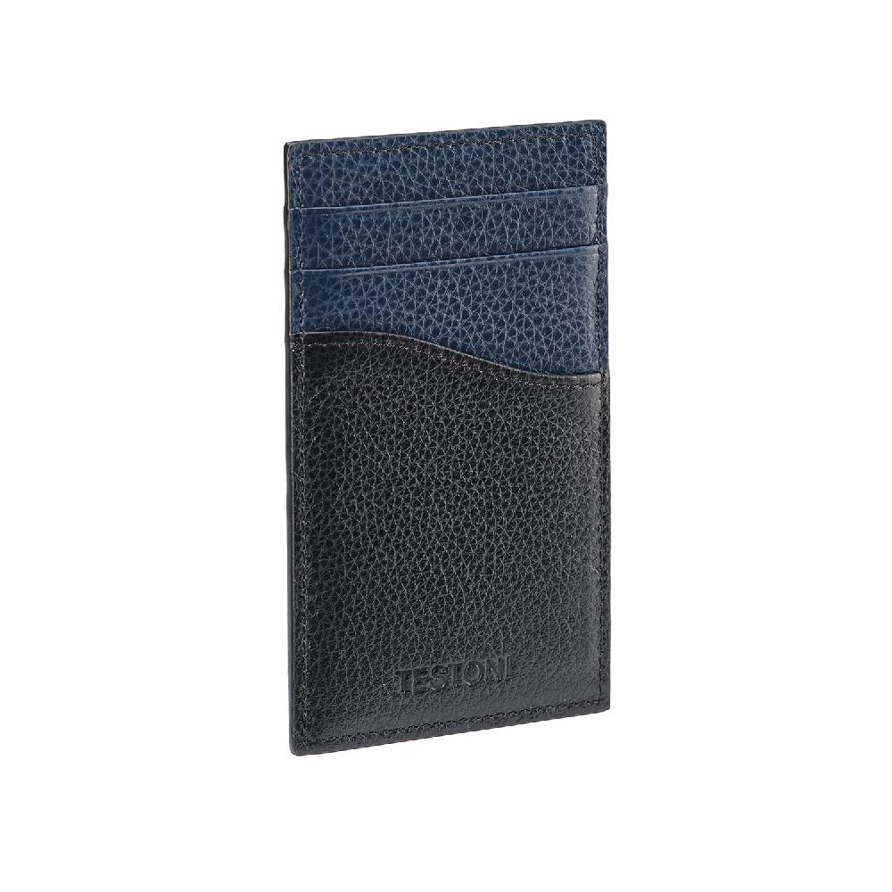 A.Testoni CREDIT CARD CASE GRAINCALF ° Qualità Garantita