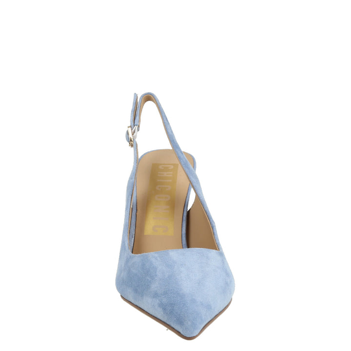 Uma Parker Chanel in Camoscio Celeste Fino Al -60%