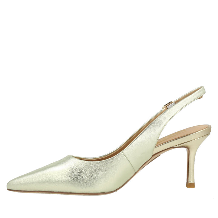 Uma Parker Chanel in Nappa Metal Platino Italia