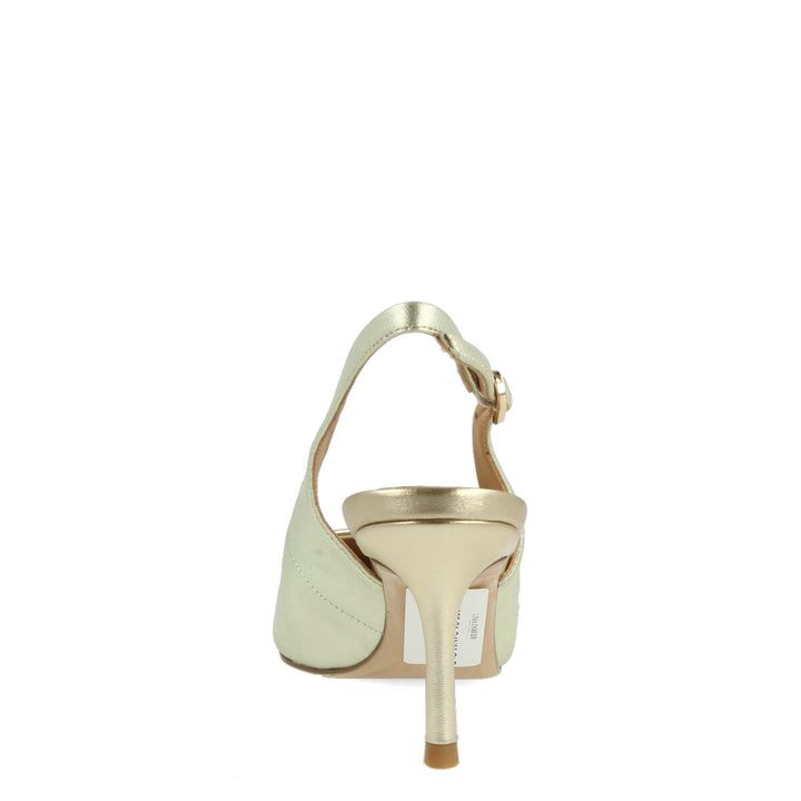 Uma Parker Chanel in Nappa Metal Platino Italia