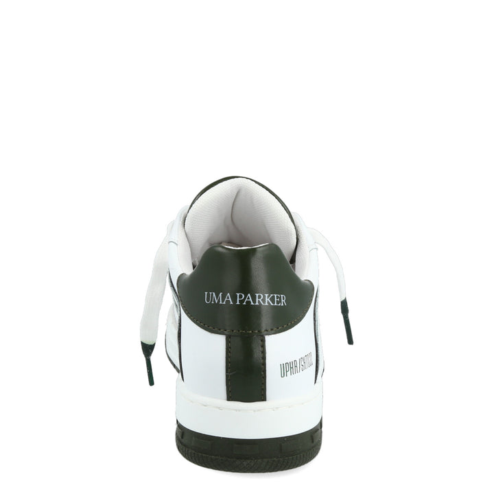 Uma Parker Skate022 Bianco-Verde In Vendita