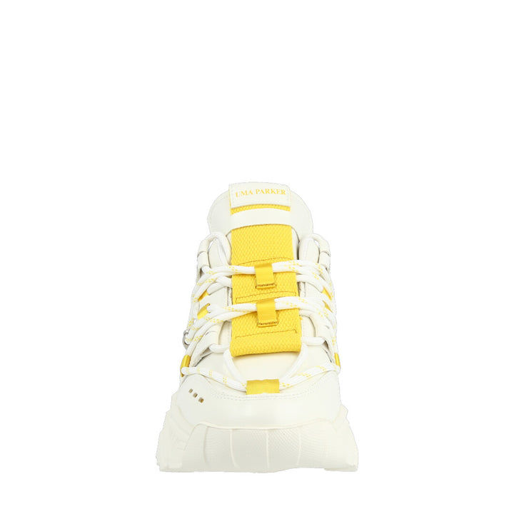 Uma Parker Helsinki White-Yellow Vendita Economica