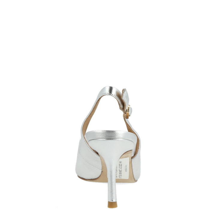 Uma Parker Chanel in Nappa Metal Argento Sconto