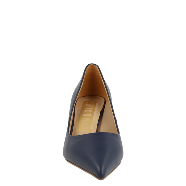Uma Parker Decolleté in Nappa Blu Offerte