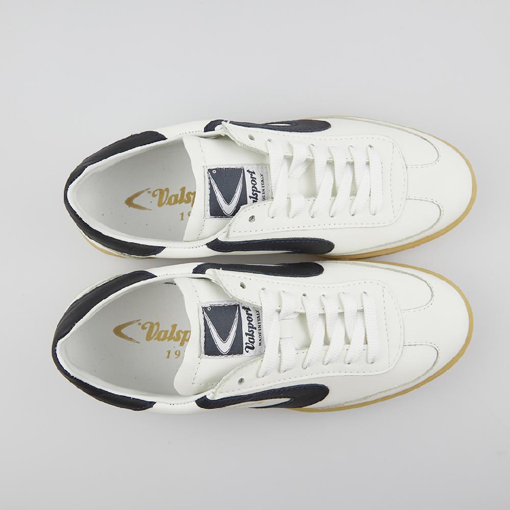 Valsport Olimpia Leather Bianco Nero Nuova