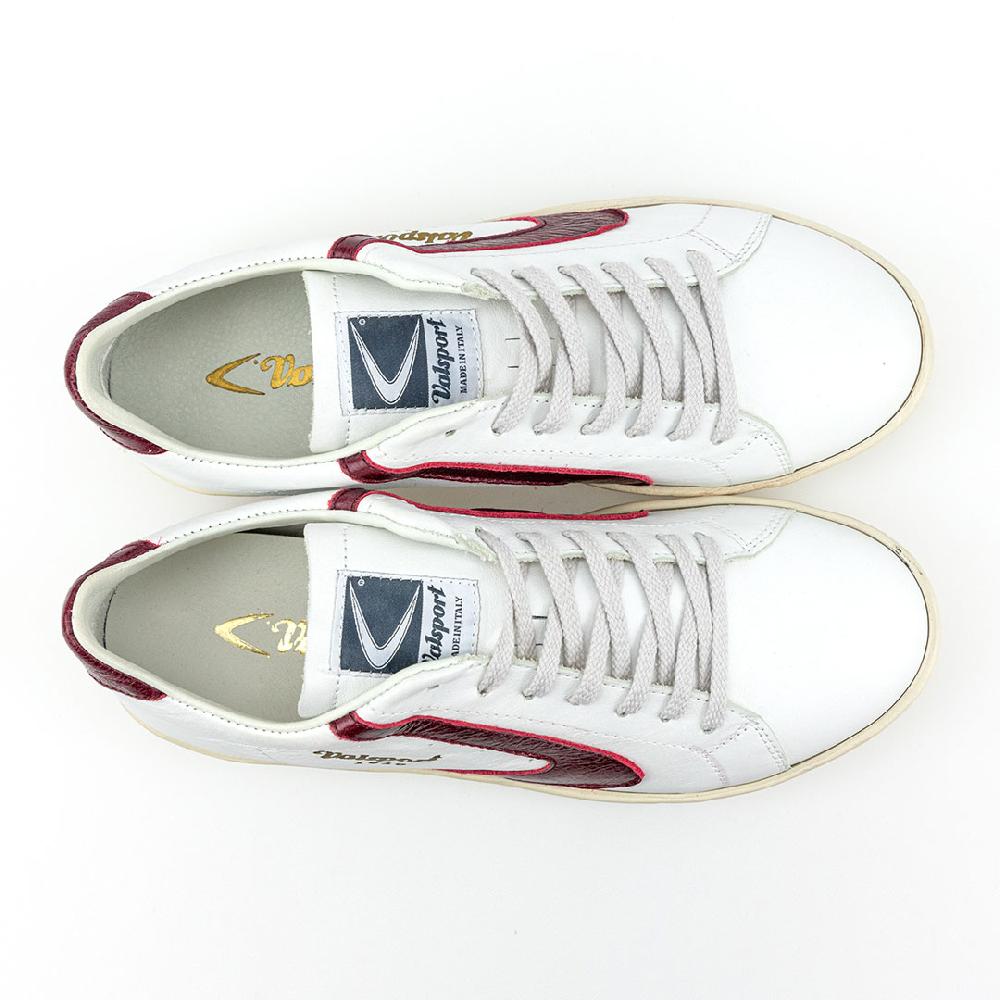 Valsport Tournament Classic Leather Bianco Bordeaux Economico