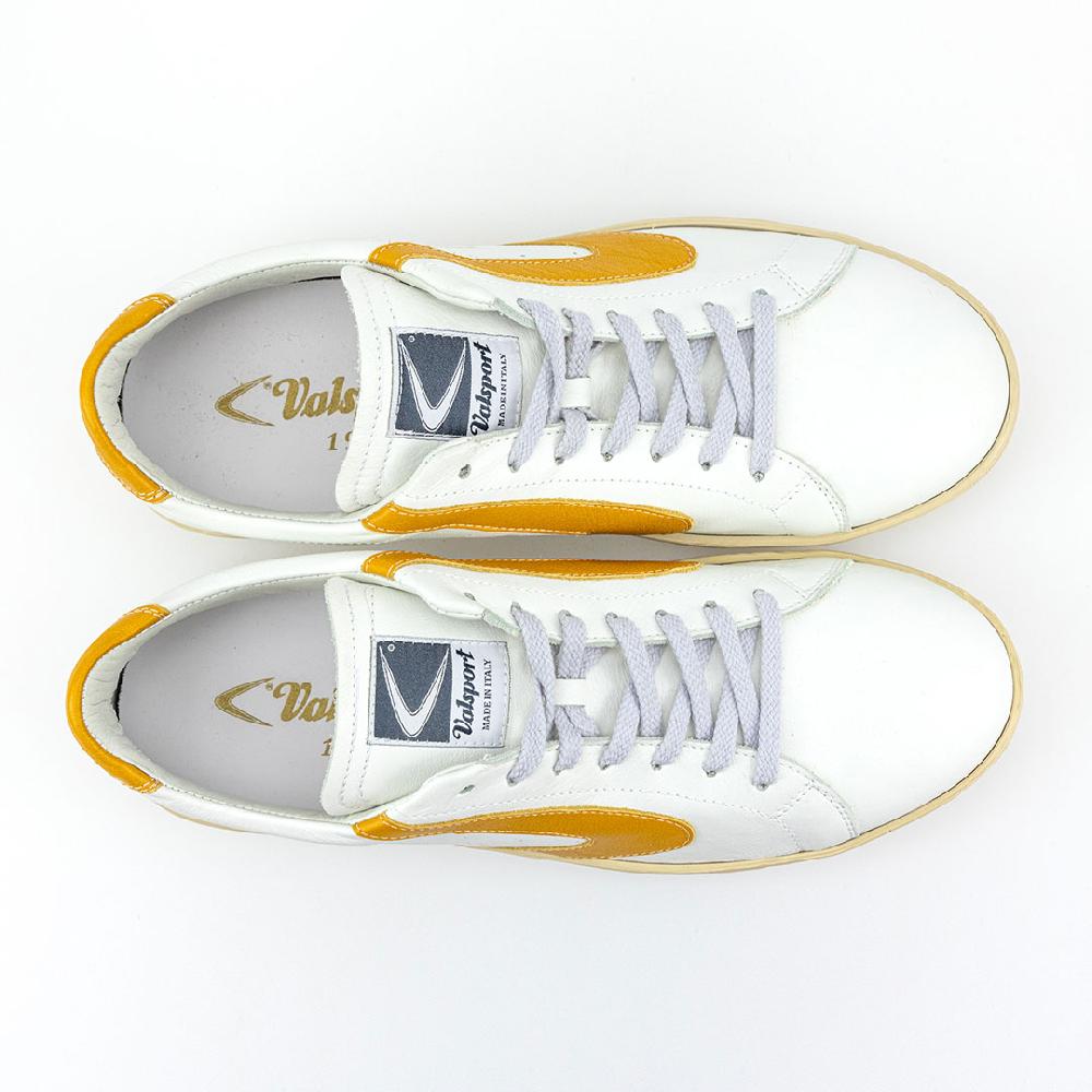 Valsport Tournament Classic Leather Bianco Senape Saldi