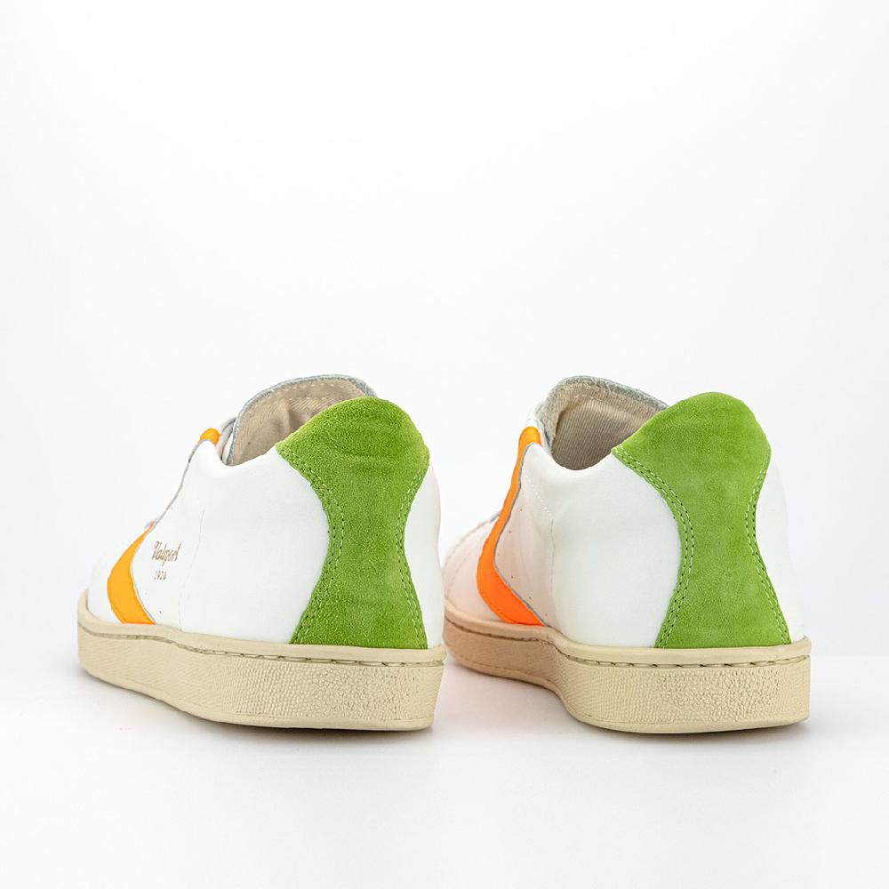 Valsport Tournament Mix Leather Bianco Fluo Arancio Verde Saldi Di Fabbrica