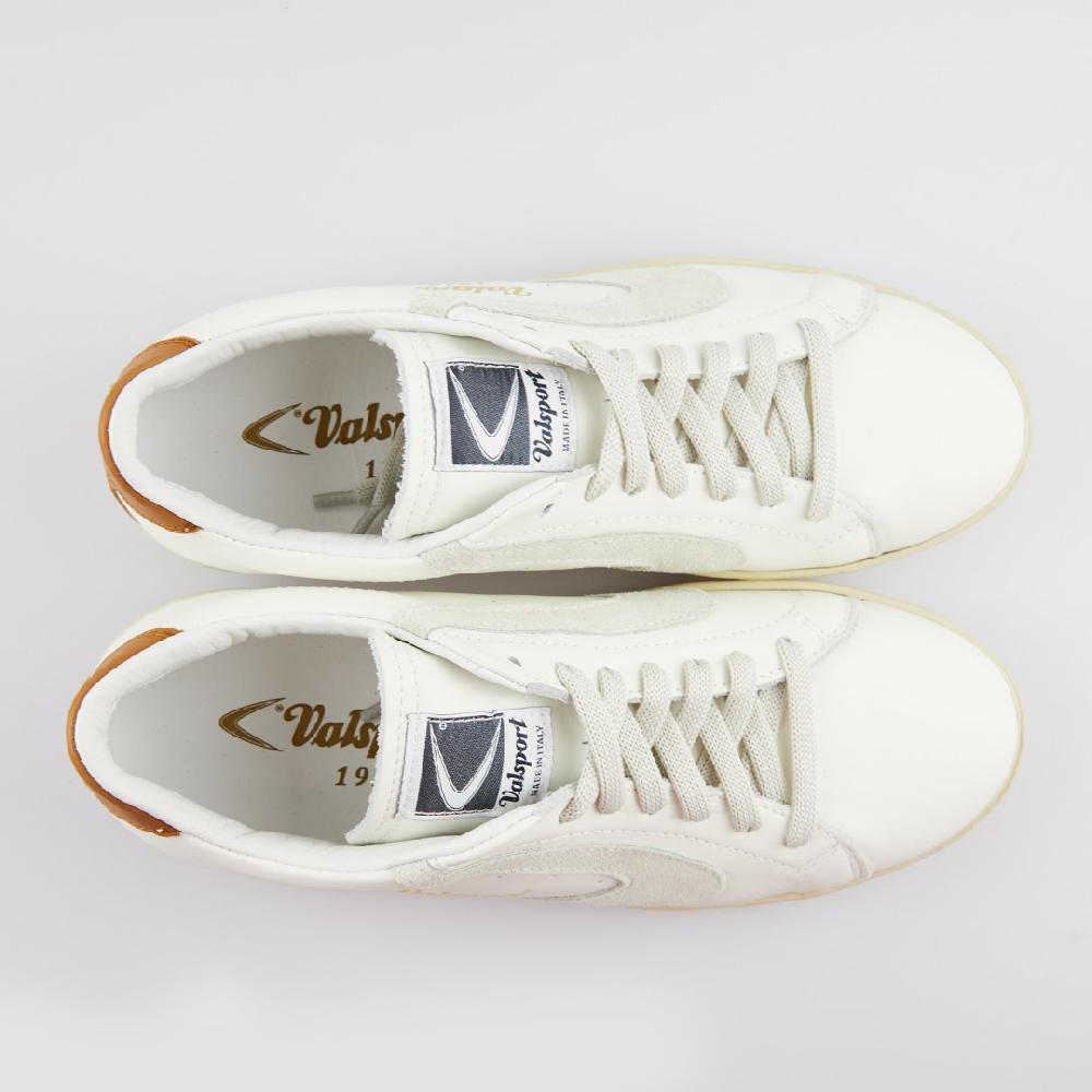 Valsport Tournament Mix Leather Suede Bianco Panna Cognac Negozio