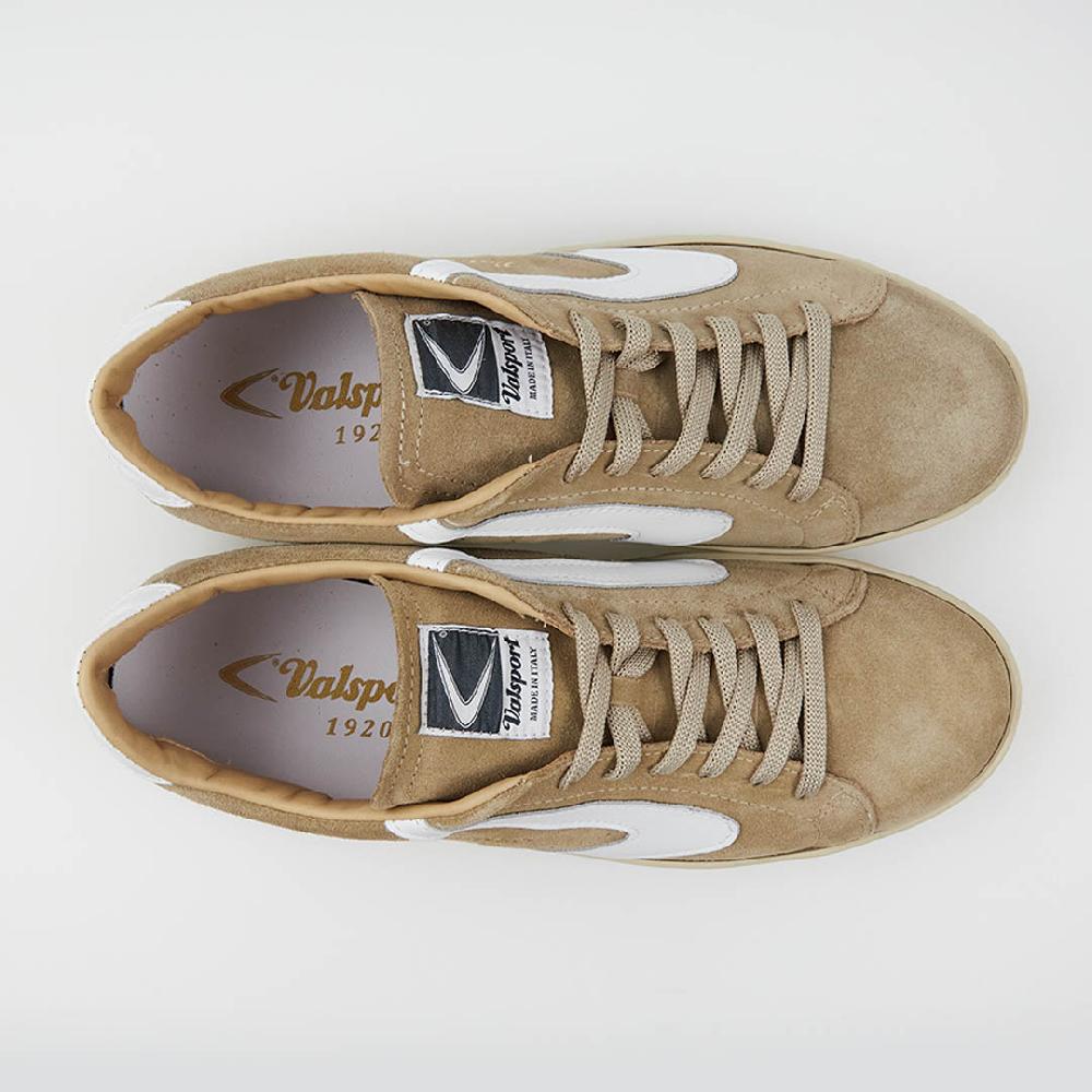 Valsport Tournament Suede Fod. Vitello Cappuccino Bianco Spedizione Gratuita