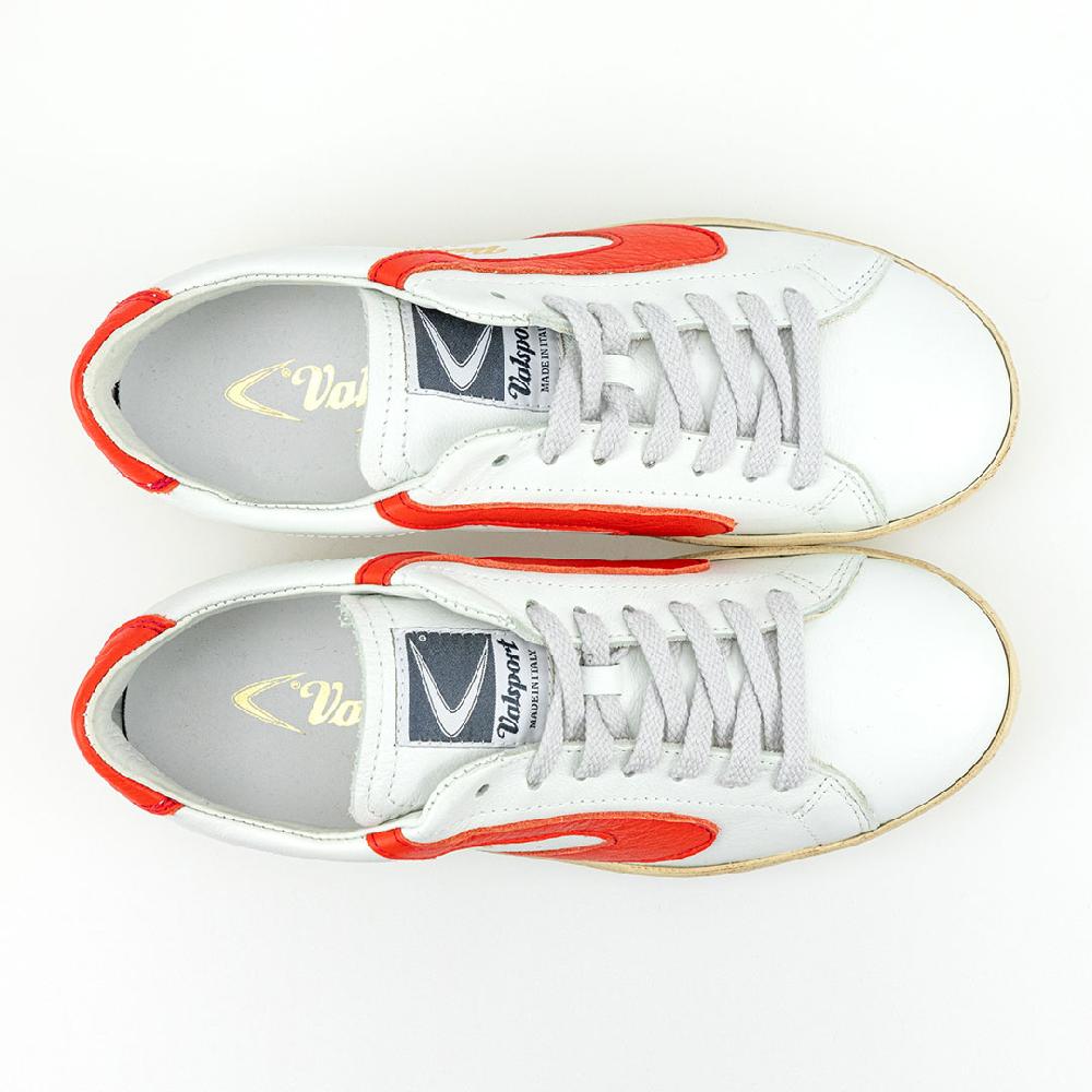 Valsport Tournament Classic Leather Bianco Vermiglio Sconto
