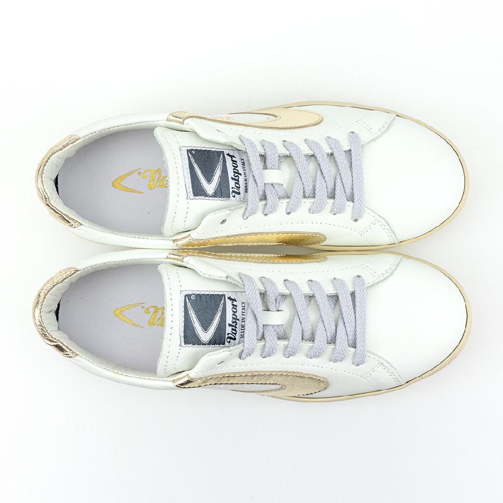 Valsport Tournament Classic Metal Leather Bianco Oro Laminato Online