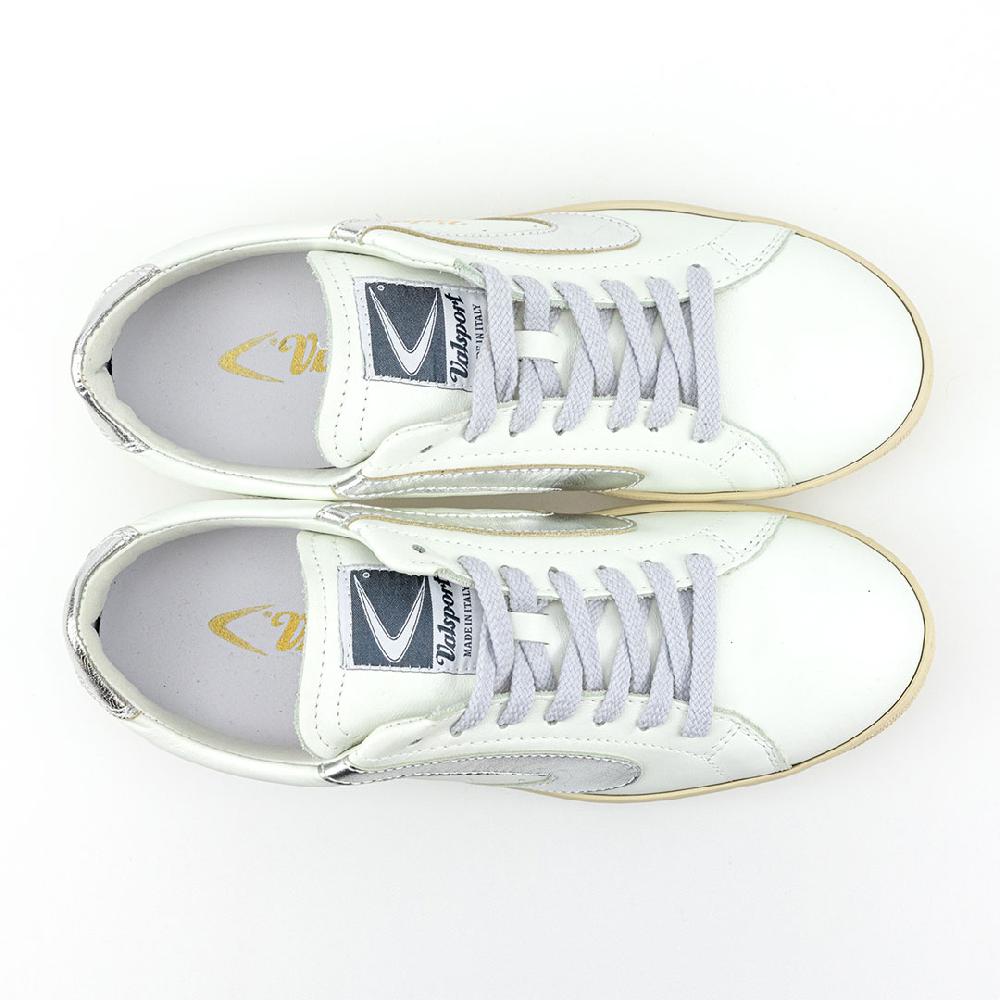 Valsport Tournament Classic Metal Leather Bianco Argento Laminato Offerte