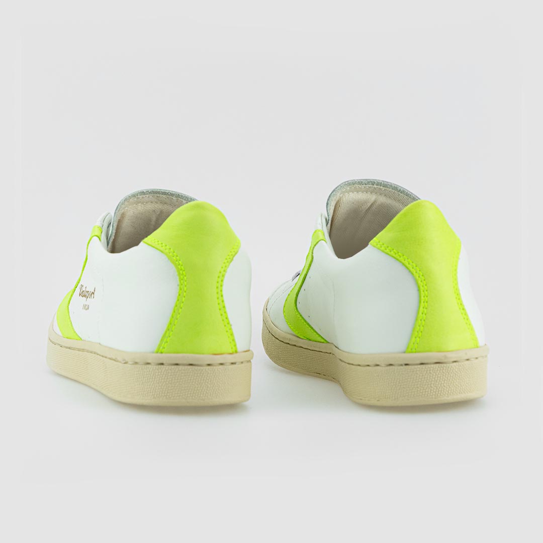 Valsport Tournament Classic Leather Bianco Verde Mela Saldi Di Fabbrica