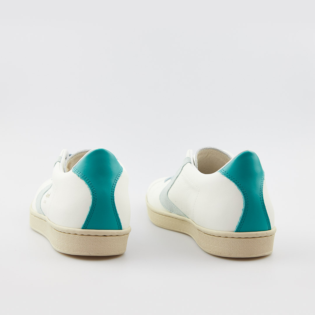 Valsport Tournament Mix Leather Suede Bianco Turquoise Carinzia Vendite Flash