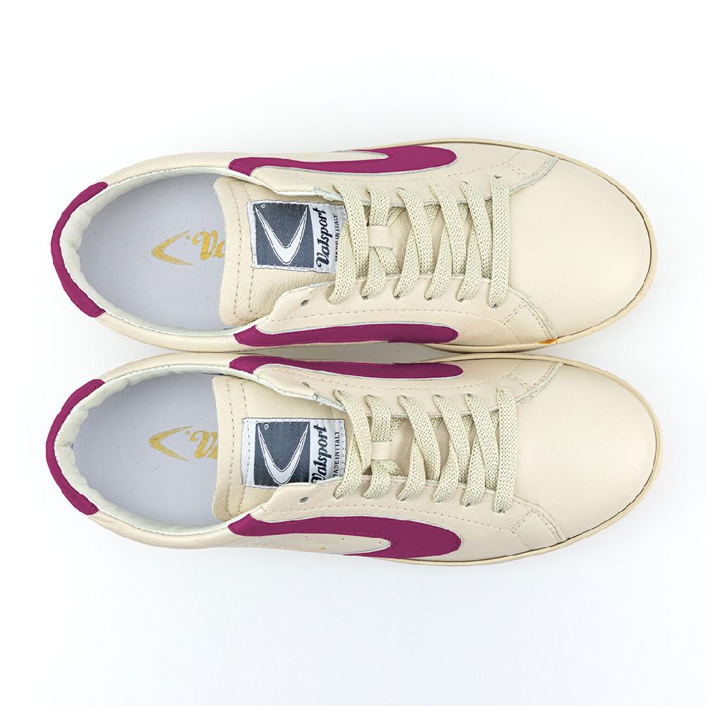 Valsport Tournament Classic Leather Crema Magenta Italy