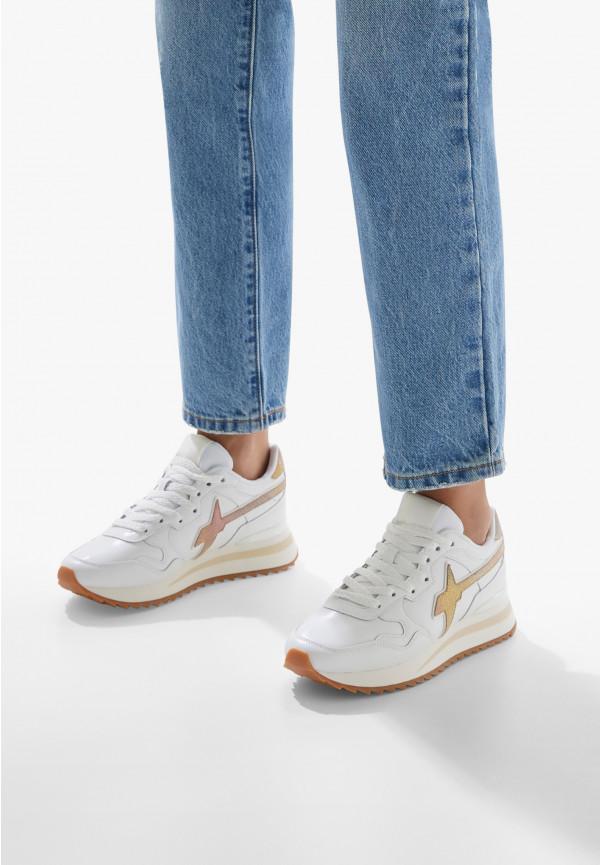 W6yz Sneakers in pelle Bianco -YAK-W Sconto