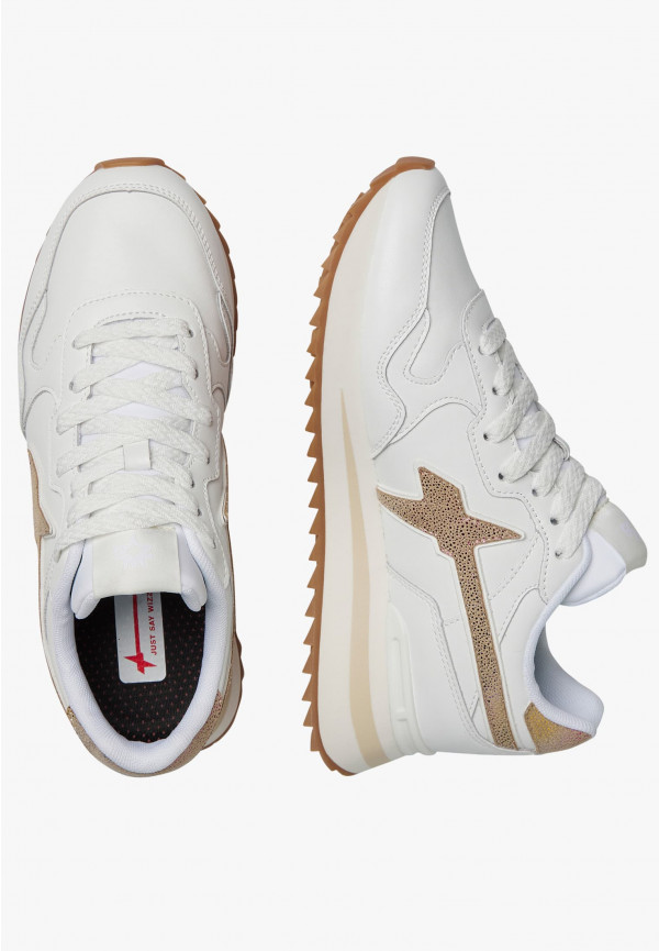 W6yz Sneakers in pelle Bianco -YAK-W Sconto