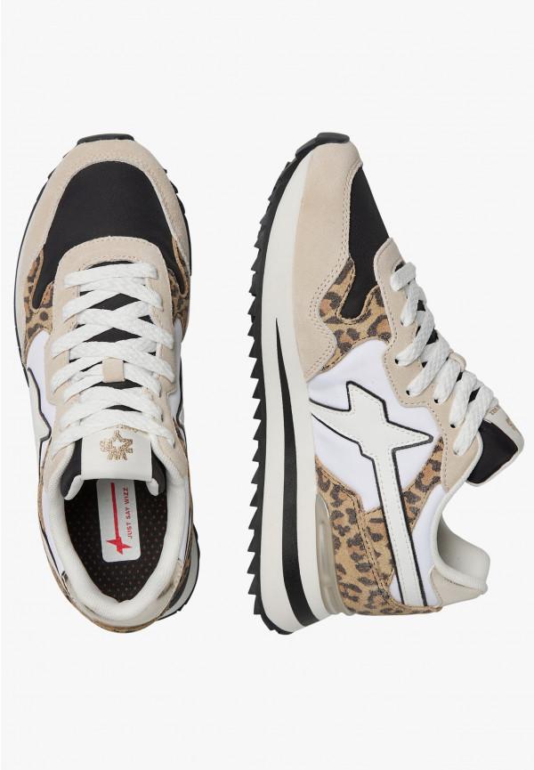 W6yz Sneakers in tessuto tecnico e suede Bianco-Grigio -YAK-W In Linea