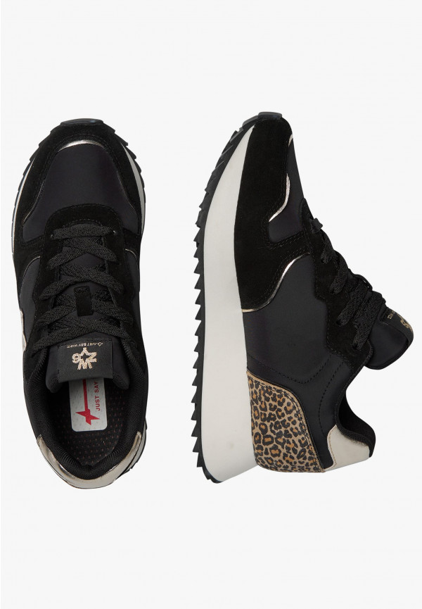 W6yz Sneakers in suede e tessuto tecnico Rosa -JET-W Qualità