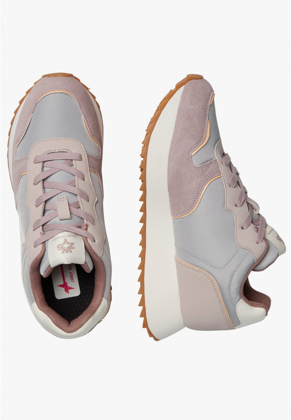 W6yz Sneakers in suede e tessuto tecnico Rosa -JET-W Promozione