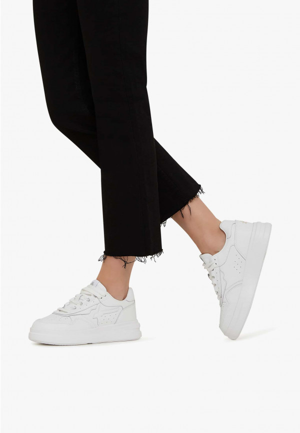 W6yz Sneakers in pelle Bianco ghiaccio -XENIA W Shopping Online