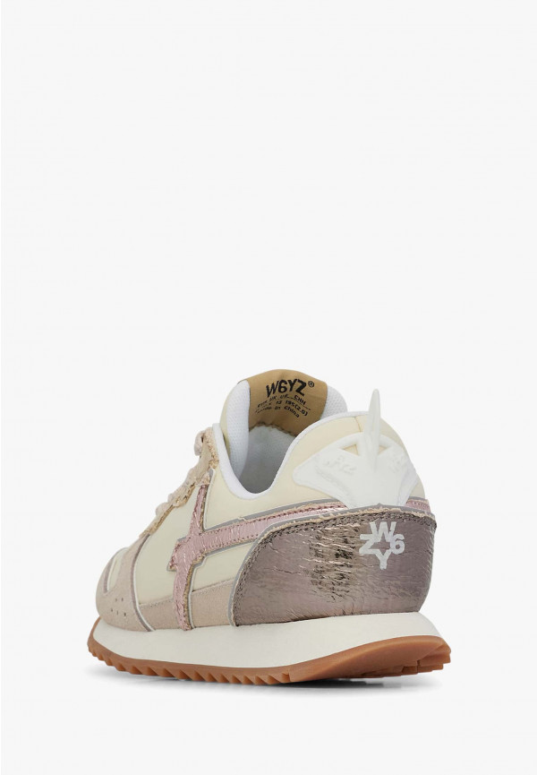 W6yz Sneakers in tessuto tecnico e suede Beige -JET-J In Vendita