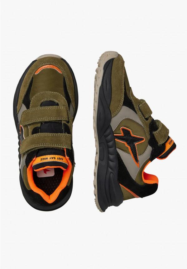 W6yz Sneakers in suede e tessuto tecnico Militare -CHEWINGUM JUNIOR VL Offerta San Valentino