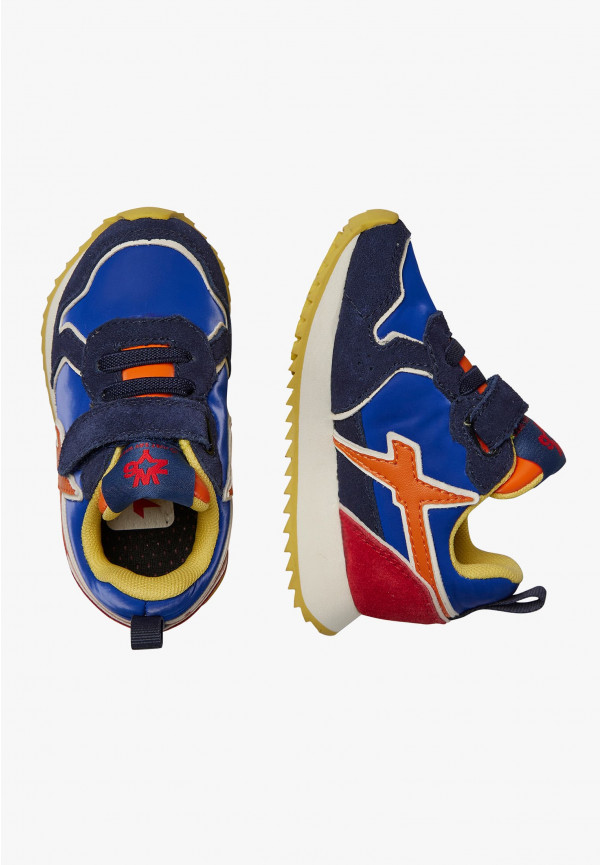W6yz Sneakers in suede e tessuto tecnico Nero -JET-BABY Moda