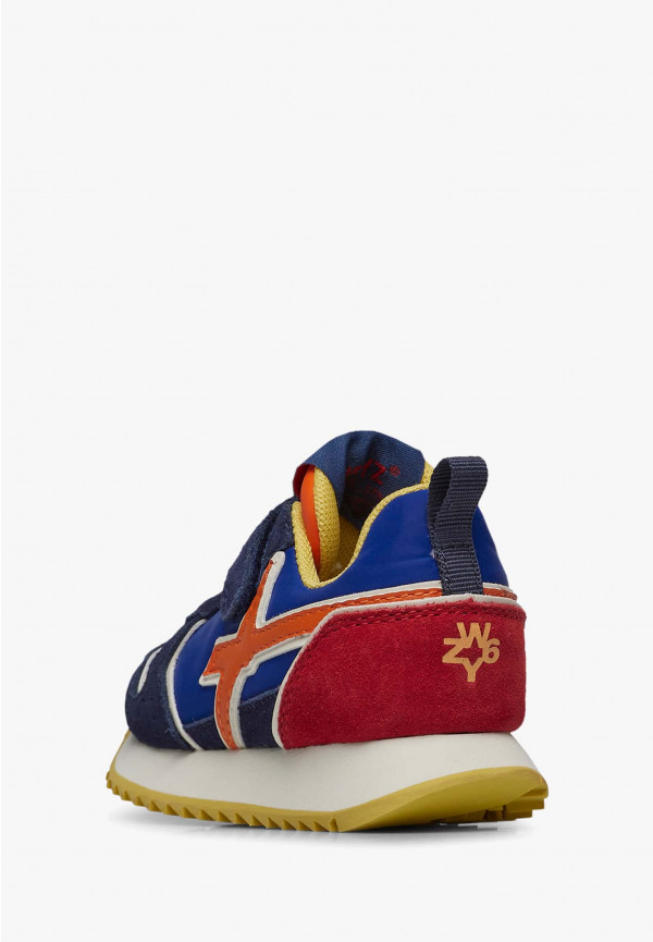 W6yz Sneakers in suede e tessuto tecnico Nero -JET-BABY Moda