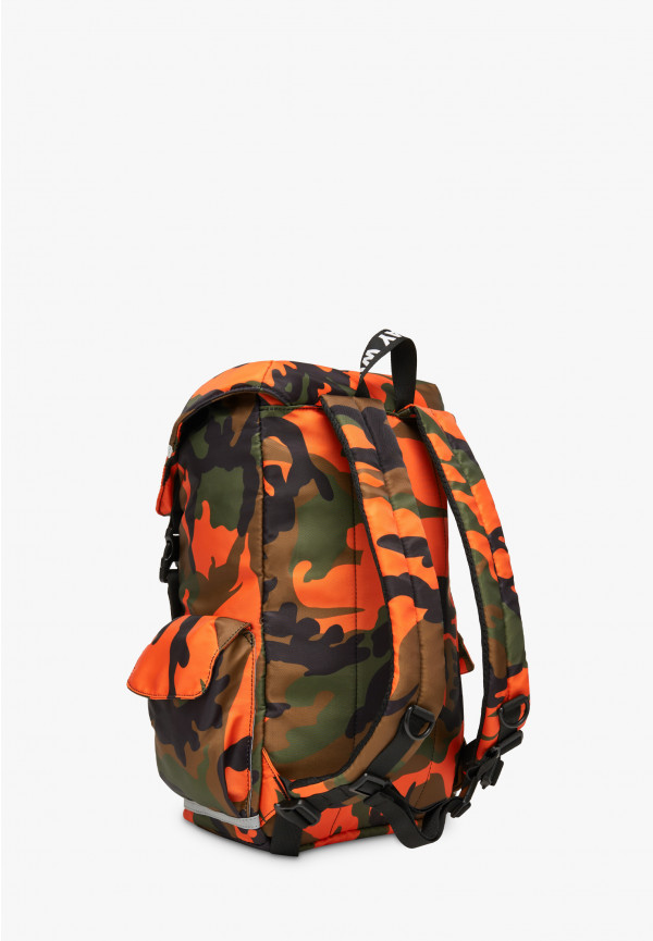 W6yz Zaino con stampa camouflage Arancione -BOOST Italy