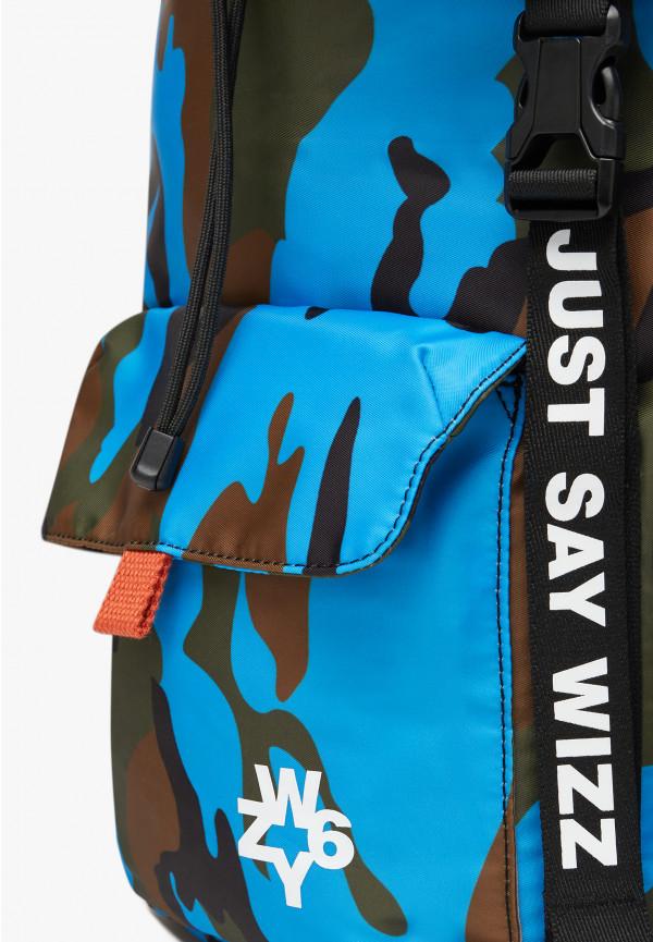 W6yz Zaino con stampa camouflage Azzurro -BOOST Italia
