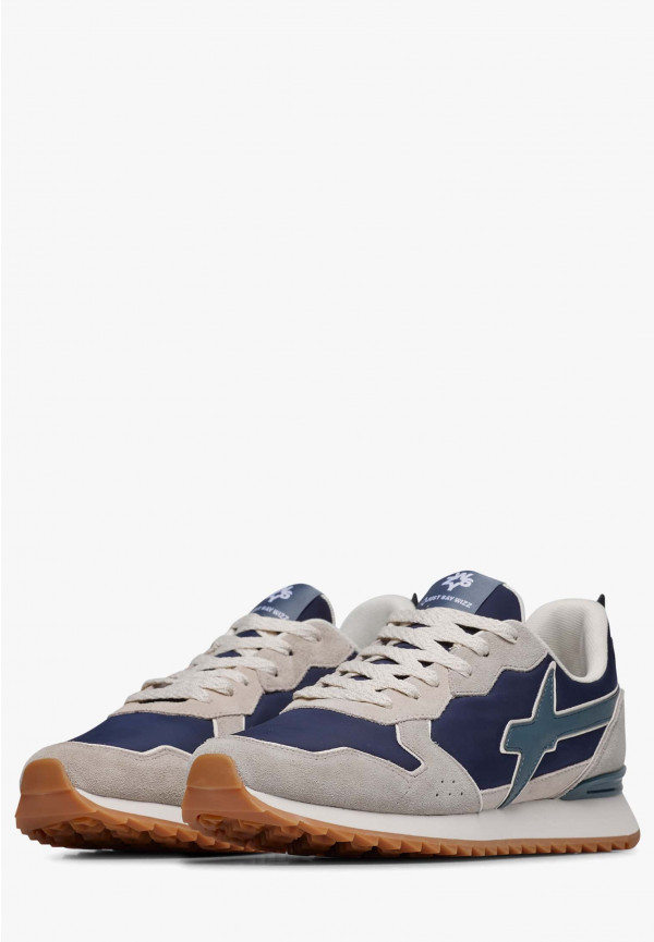 W6yz Sneakers in tessuto tecnico e suede Beige -JET-M Nuovo