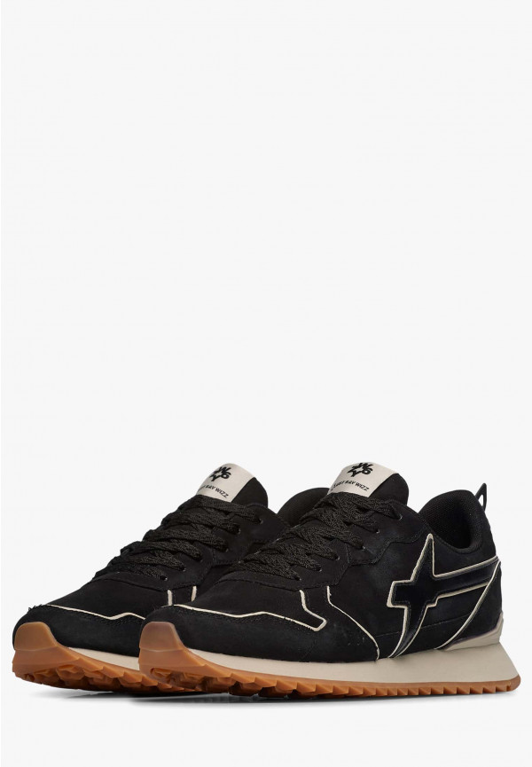 W6yz Sneakers in suede Nero -JET-M Vendita