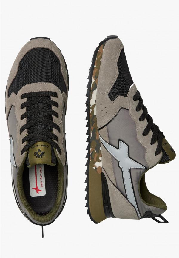 W6yz Sneakers in tessuto tecnico e suede Grigio-Nero -JET-M Qualità Garantita