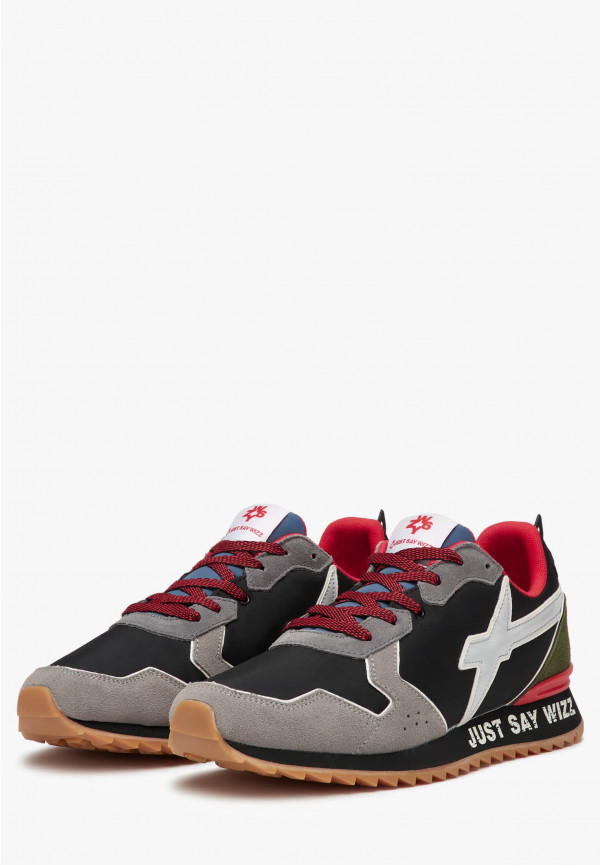 W6yz Sneakers in tessuto tecnico e suede Grigio -JET-M Acquista Ora