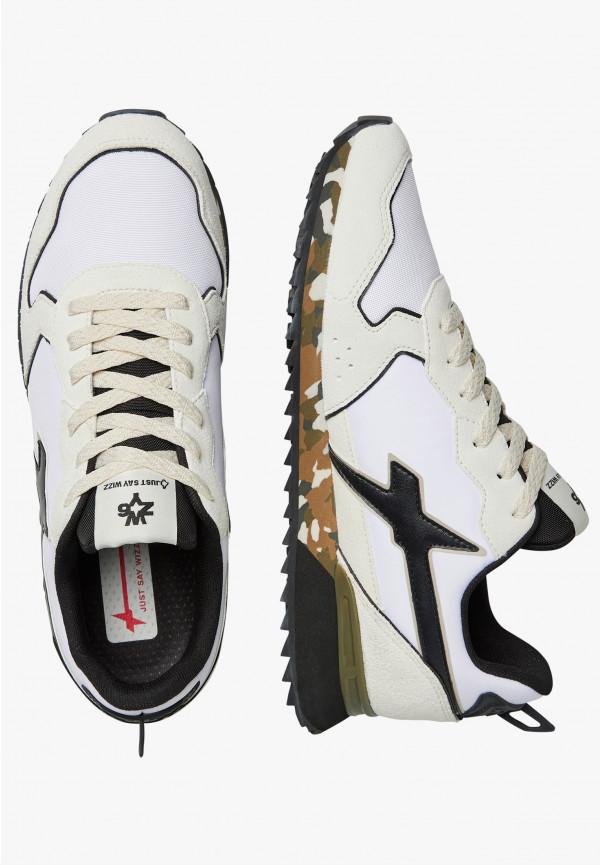 W6yz Sneakers in tessuto tecnico e suede Beige-Nero -JET-M Affare Del Giorno