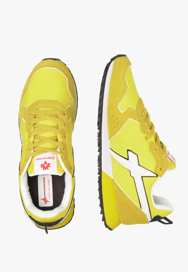 W6yz Sneakers in tessuto tecnico e suede Giallo -JET-M Rilascio limitato