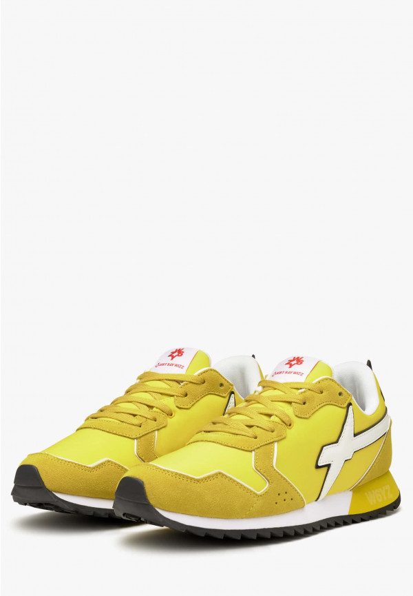 W6yz Sneakers in tessuto tecnico e suede Giallo -JET-M Rilascio limitato