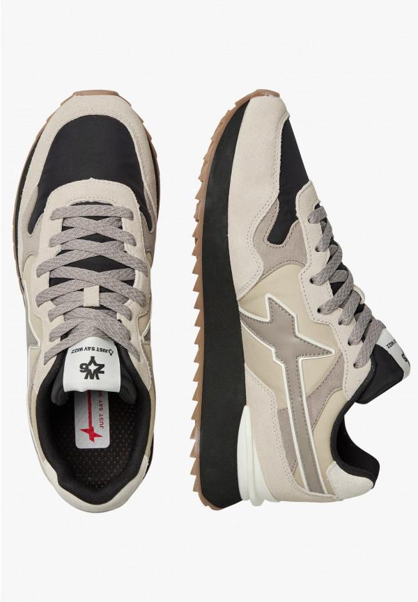 W6yz Sneakers in tessuto tecnico e suede Beige -YAK-M Offerta