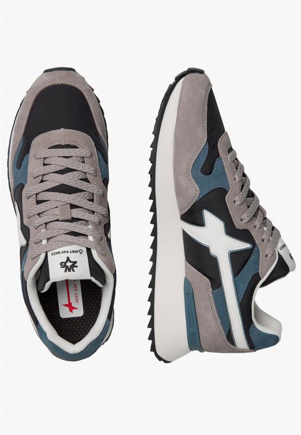 W6yz Sneakers in tessuto tecnico e suede Grigio -YAK-M In Vendita