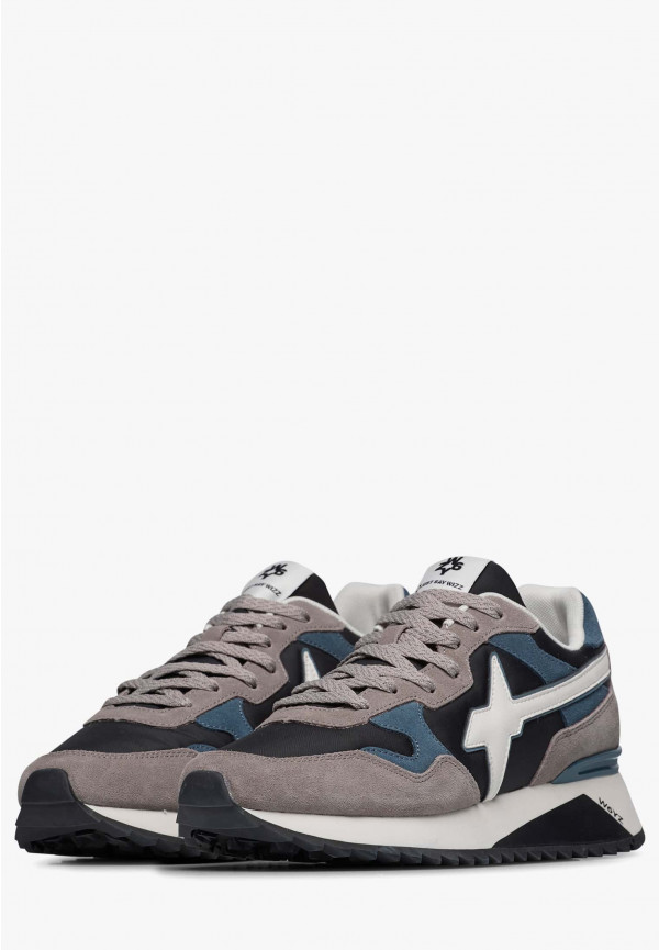 W6yz Sneakers in tessuto tecnico e suede Grigio -YAK-M In Vendita
