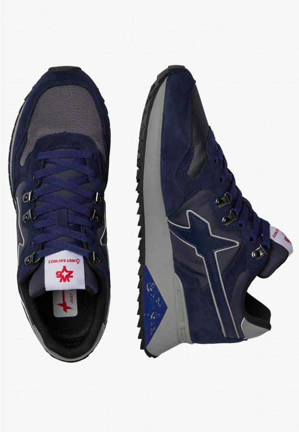 W6yz Sneakers in tessuto tecnico e suede Blu -YAK-M Saldi