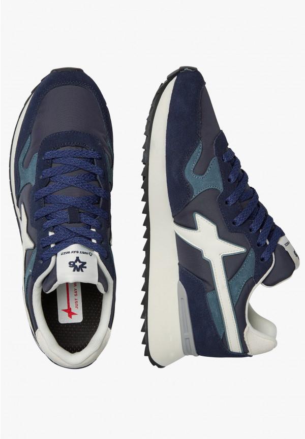 W6yz Sneakers in tessuto tecnico e suede Navy -YAK-M Offerte