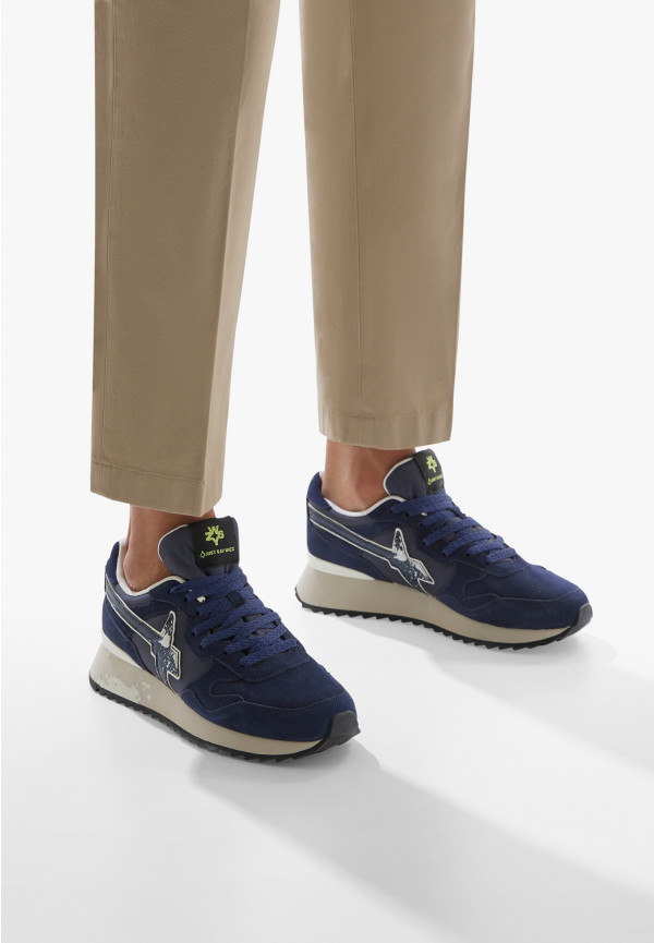 W6yz Sneakers in tessuto tecnico e suede Navy -YAK-M Hotsell