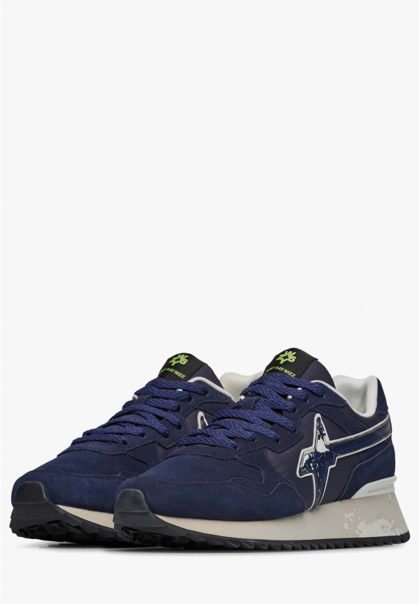 W6yz Sneakers in tessuto tecnico e suede Navy -YAK-M Hotsell