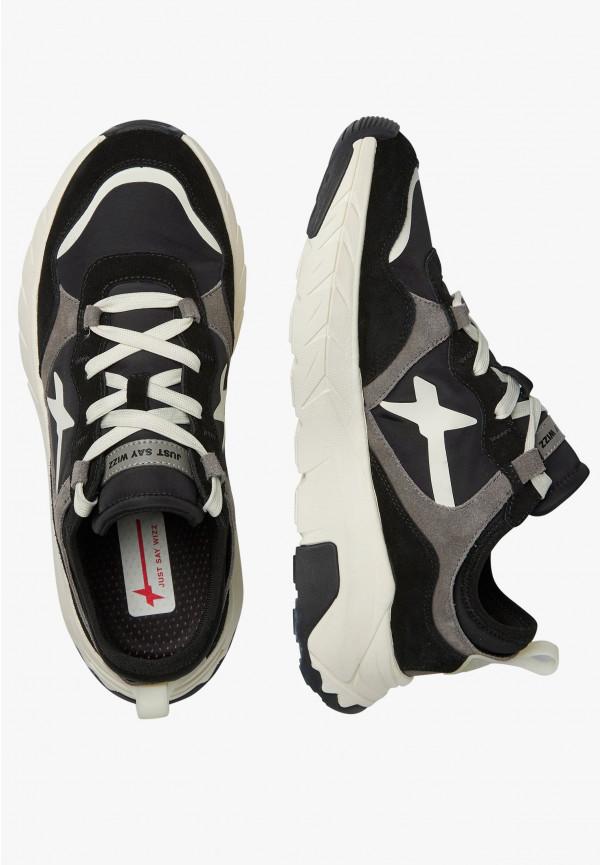 W6yz Sneakers in suede e tessuto tecnico Nero -NEXT-M 2025
