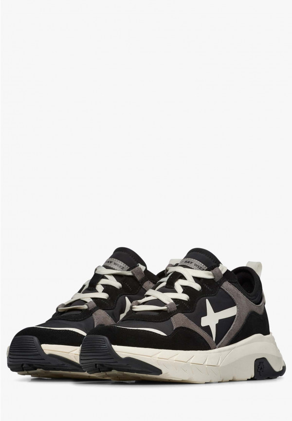 W6yz Sneakers in suede e tessuto tecnico Nero -NEXT-M 2025